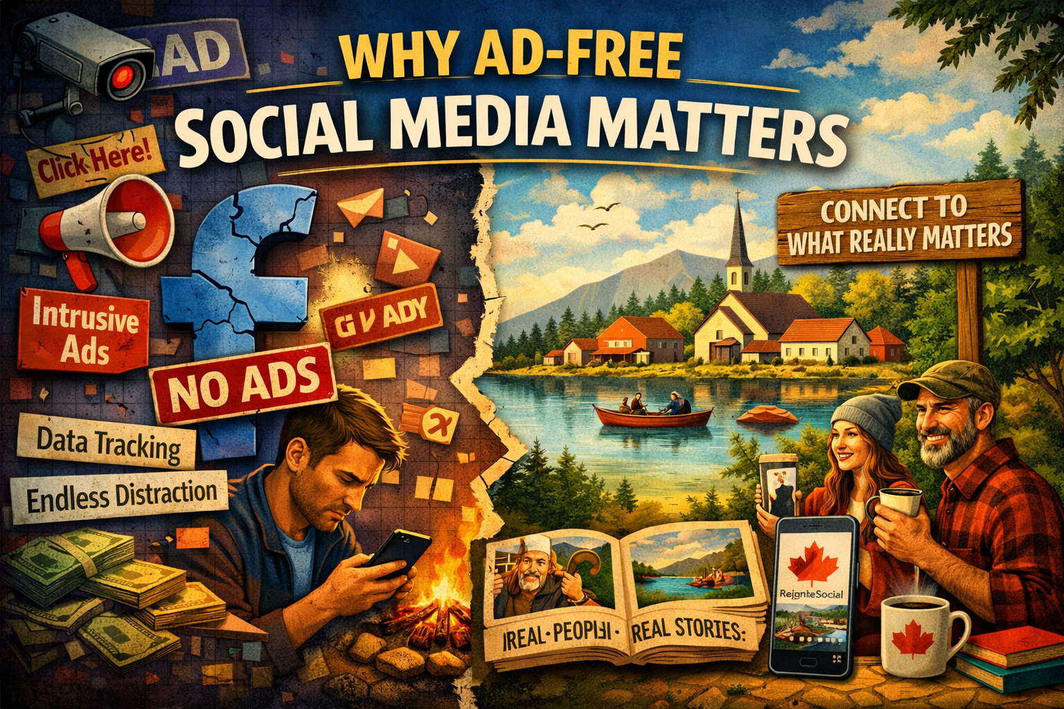 ⭐ Post #4 — Why Ad‑Free Social Media Matters
