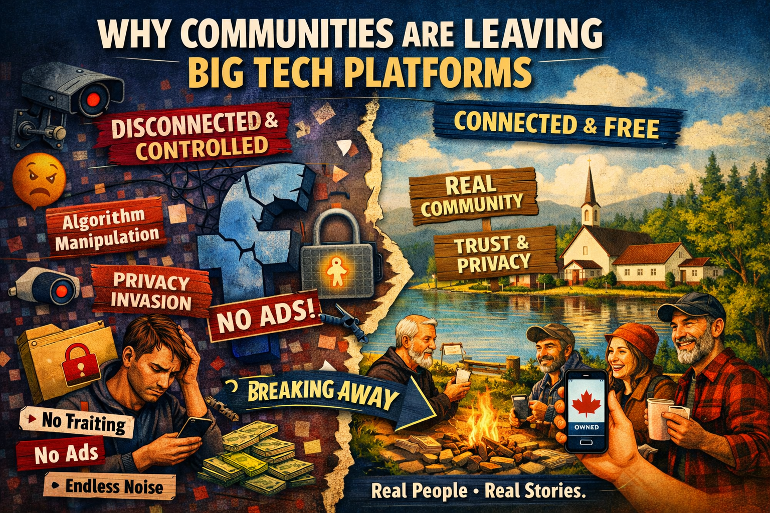 ⭐ Post #6 — Why Communities Are Leaving Big Tech Platforms