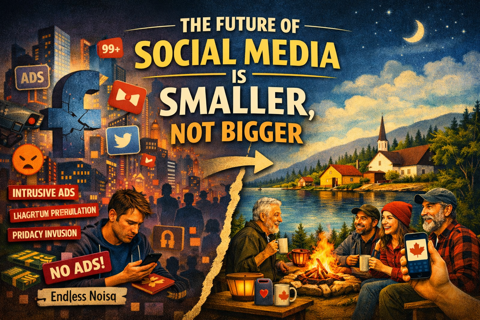 ⭐ Post #7 — The Future of Social Media Is Smaller, Not Bigger