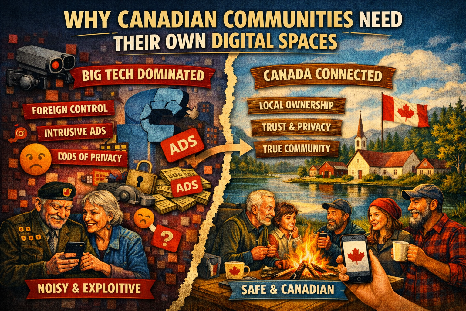 ⭐ Post #13 — Why Canadian Communities Need Their Own Digital Spaces